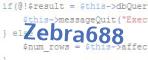 security code